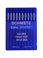 10 x Schmetz Flat Machine Ball Point 134 SES / 135x5 SES (Lockstitch)