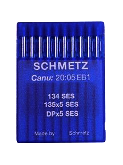 10 x Schmetz Flat Machine Ball Point 134 SES / 135x5 SES (Lockstitch)