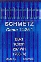 10 x Schmetz Flat Machine Universal (Regular) 16x231 / DBx1 / 1738 (A)