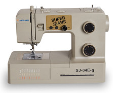Jaguar SJ-34E Grey – Heavy-Duty Electric Sewing Machine for Thick Fabrics