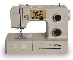 Jaguar SJ-34E Grey – Heavy-Duty Electric Sewing Machine for Thick Fabrics