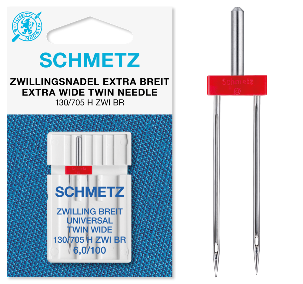 Schmetz Zwillingsnadel; 130/705 H ZWI BR 8.0/100