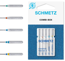 Schmetz Combi-Box (5) - Universal, Jeans/Denim & Stretch