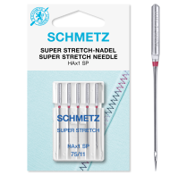 Schmetz Super Stretch (HAx1 SP) Needles, size 75/11