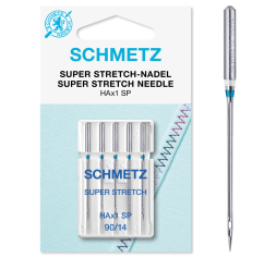 Schmetz Super Stretch (HAx1 SP) Needles, size 90/14
