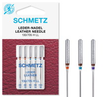 Schmetz Leather Needles, Assorted Sizes 80/12 - 100/16