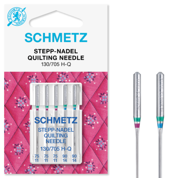 Schmetz Quilting Needles, Assorted Sizes 75/11 & 90/14