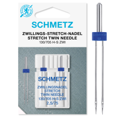 Schmetz Stretch Twin, Pack of 2