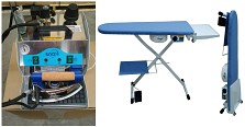 Snail Commercial Ironing System - 3-litre Boiler, Vacuum and Heated Ironing Table & Iron