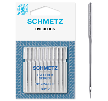 Schmetz Overlock / Serger SY 2054 SUK Ball Point for Singer Overlockers (Pack of 10)